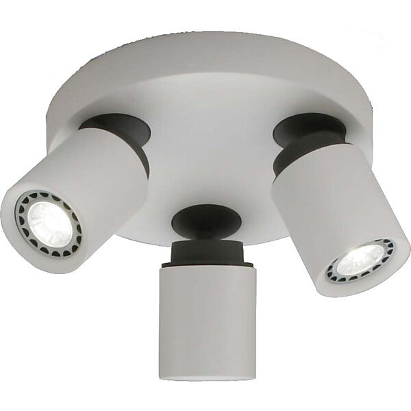 Böhmer LED-Aufbaustrahler 3xGU10 ws/anth 42528